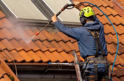 Démoussage et hydrofuge de toiture à Coëtmieux